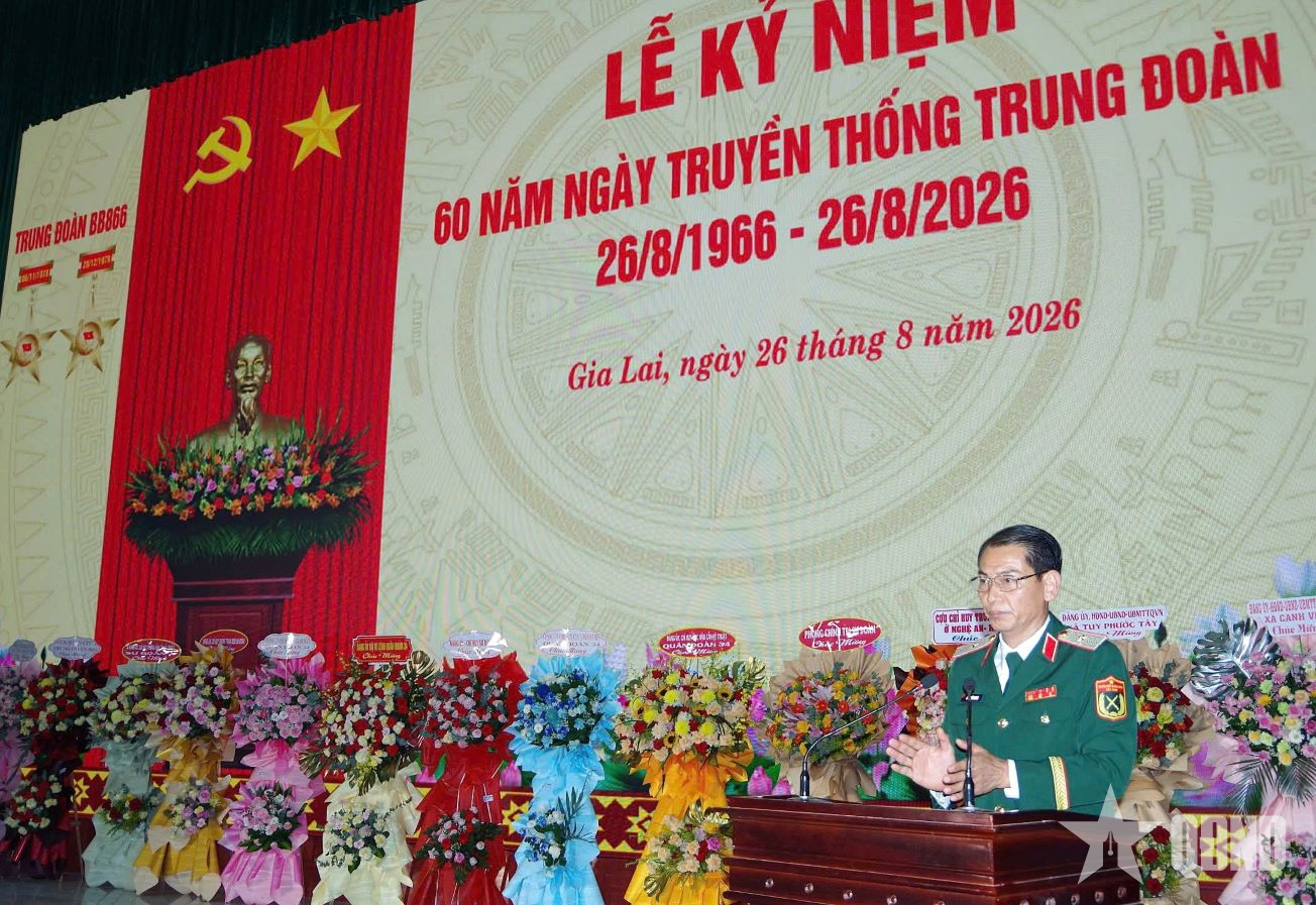 Trung đoàn 866 (Sư đoàn 31, Quân đoàn 34) kỷ niệm 60 năm Ngày truyền thống 
